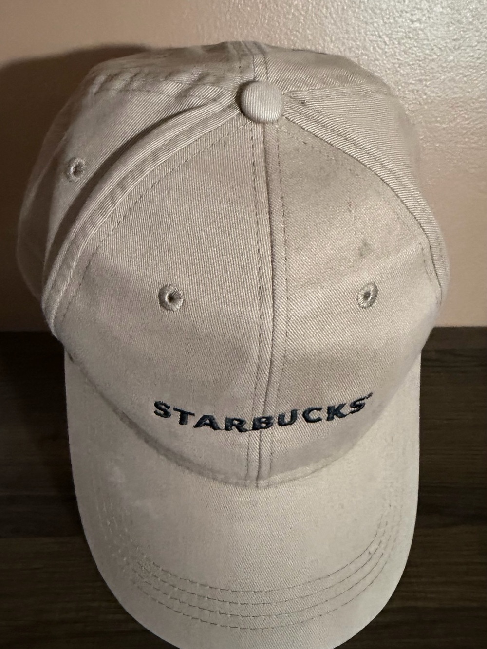 Starbucks Light Beige Embroidered Logo Cap - Men's Casual Hat